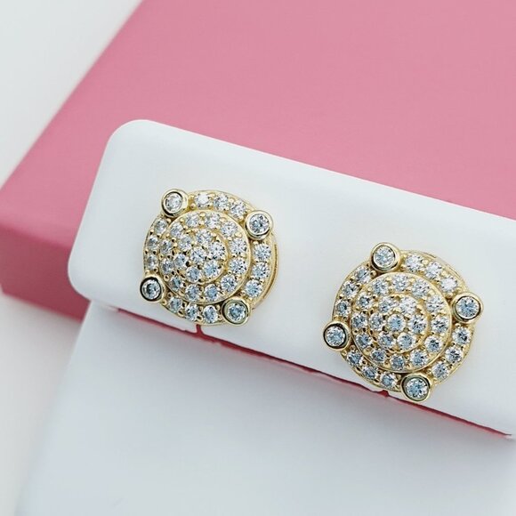 "925 Sterling Silver Cubic Zirconia Earrings, U19254620 - Picture 4 of 11